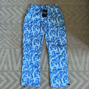 Baby Blue Camo Cargo Pants